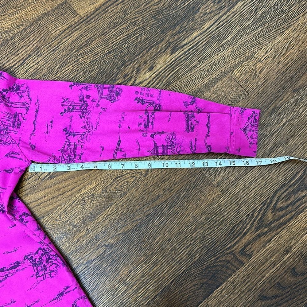 Chico’s Brushed Suede Raspberry Color Button Down… - image 8